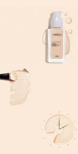 <span class=keywords><strong>Fondotinta</strong></span> liquido duraturo per il controllo dell'olio di alta qualità adatto per le donne asiatiche <span class=keywords><strong>fondotinta</strong></span> in crema BB per trucco nudo impermeabile - Product Image 4