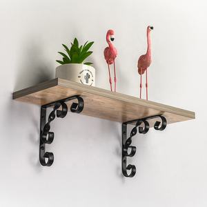 murale decorativo appeso scorrere staffa supporto mensola di <span class=keywords><strong>ferro</strong></span> <span class=keywords><strong>battuto</strong></span> - Product Image 2