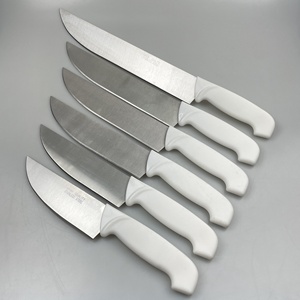 <span class=keywords><strong>Cuchillos</strong></span> <span class=keywords><strong>de</strong></span> Cocina <span class=keywords><strong>de</strong></span> Acero Inoxidable al Carbono <span class=keywords><strong>de</strong></span> 6/7/8/9/10/12 Pulgadas con Mango <span class=keywords><strong>de</strong></span> Plástico Blanco, <span class=keywords><strong>Precio</strong></span> Económico <span class=keywords><strong>para</strong></span> el Festival del Eid Al-Fitr - Product Image 1