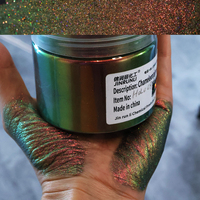 Hochwertiges Chamäleon Hypershift Pigment & Laser Holographisches Chamäleon-Pigment, Kosmetikqualität Extra Feines Pulver für Make-up