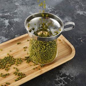 Wholesale Kitchen Tool Food Grade Juice Filling OIL FUNNEL Kitchen Stainless Steel Liquid Flat FUNNEL - Product Image 5