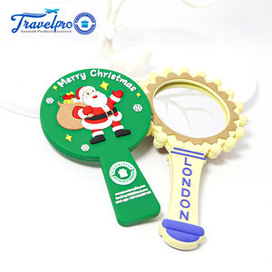 Espejo Cosmético Portátil al por Mayor con Mango, Espejo Pequeño de PVC de Mano, Espejo de Bolsillo de una Sola Cara - Product Image 5