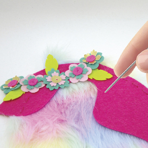 DIY Toys Furry Pillow Set <strong>Sewing</strong> <strong>Kit</strong> Educational Arts and Crafts <strong>Kit</strong> for <strong>Kids</strong> and Adult - Product Image 5