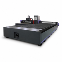 Máquina de corte por láser de fibra CNC de cama individual 2000*6000 para chapa metálica de aluminio CS SS, 1500W 2000W 3000W 6000W