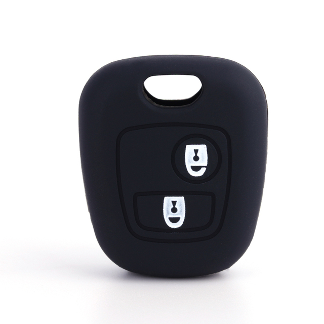 Durable Silicone Key Fob Cover for Peugeot Cars Customizable Logo Protective Key Accessory