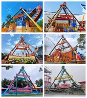 Manèges et jeux passionnants en plein air de bateaux pirates Foire amusante en fibre de verre pour les centres commerciaux et les occasions
