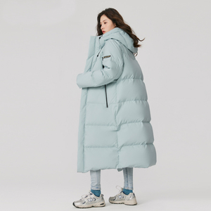 <span class=keywords><strong>Manteau</strong></span> <span class=keywords><strong>d</strong></span>'<span class=keywords><strong>hiver</strong></span> en duvet de canard extra long 800 Fill Power pour <span class=keywords><strong>femme</strong></span> Veste en duvet épaissie et chaude - Product Image 5