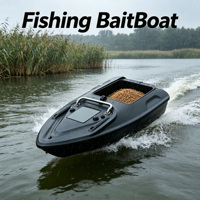 Bateau à appâts en plastique ABS RichNest, télécommande 500M, positionnement GPS, retour automatique, charge de 2KG, résistant aux vagues, pêche longue durée
