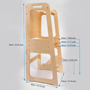 Taburete de Cocina Personalizado para Niños, Torre de Aprendizaje Montessori de Madera para Niños - Product Image 3