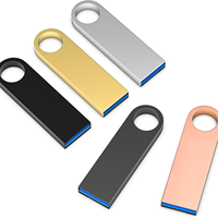 Clé USB personnalisée avec logo métallique 2.0, mémoire flash 1 Go, 2 Go, 4 Go, 8 Go, 16 Go, 32 Go, 64 Go, mini clé USB