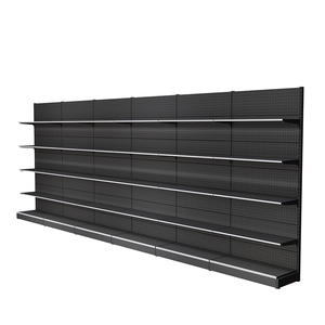 Estanterías <span class=keywords><strong>de</strong></span> Góndola Estilo Europeo para Supermercados, Soporte <span class=keywords><strong>de</strong></span> Alta Calidad, Diseño Moderno, Conjuntos para Supermercados OEM - Product Image 2
