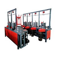 Machine à tréfiler automatique multi-réservoirs pour fils d'acier/galvanisés/de ligature, haute productivité et prix compétitif