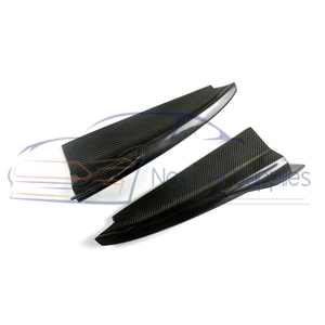 Pour <span class=keywords><strong>Mercedes</strong></span> classe <span class=keywords><strong>C</strong></span> 2015-2021 W205 C63 C200L C260 coupé deux portes diffuseur de lèvre de pare-chocs arrière en Fiber de carbone de haute qualité - Product Image 4