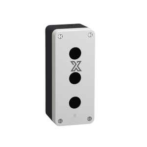 Caja vacía para pulsadores XALB037C utilizada para montar componentes como pulsadores y luces indicadoras - Product Image 1
