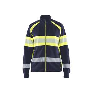 BLAKLADER - 350511588933XS Sweat-shirt haute visibilité pour femme Bleu marine/jaune-EAN 7330509894194 HI-VIS WORKWEAR - Product Image 1