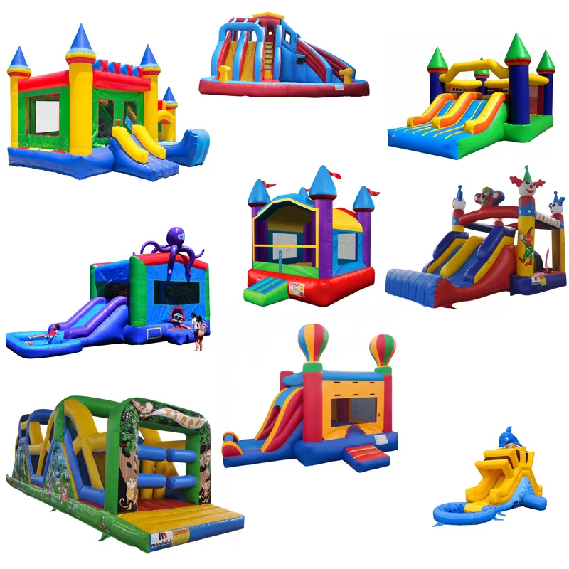 Small Custom Inflatable Bouncy Castles Outdoor Commercial Jumping Bounce House Inflatable Bounce For Kids And Adult