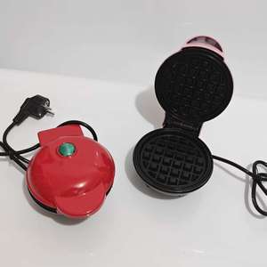 Nouvelle machine à gaufres électrique portable 3 en 1 personnalisée, 350 W, chauffage rapide, antiadhésive, pour gaufres, sandwichs, gâteaux, roti - Product Image 5