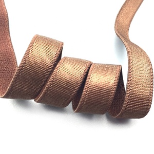 Stock 20 colori 10mm lucido raso <span class=keywords><strong>reggiseno</strong></span> Lingerie fascia elastica <span class=keywords><strong>nastro</strong></span> <span class=keywords><strong>reggiseno</strong></span> elastico per biancheria intima - Product Image 1