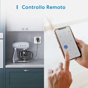 Homcloud ซ็อกเก็ตอัจฉริยะ Wi-Fi 10A อิตาลีพร้อมจอมอนิเตอร์ชนิดปลั๊ก UK 16A กระแสไฟสูงสุด - Product Image 3