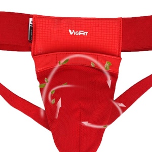 충격 저항을 위한 PU 가죽 남성 복싱 낭심 보호대 격투기 장비 Jockstrap S/M/L 사이즈 맞춤 제작 가능 스포츠 기어 액세서리 - Product Image 2