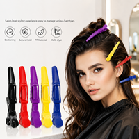 Jepit Rambut Model Paruh Buaya PP untuk Membagi, Menata, dan Memotong Rambut, Alat Styling untuk Salon dan Barber, Aksesoris Tata Rambut dengan Cengkeraman Kuat