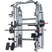 Appareil de musculation multifonctionnel pour la maison : Entraîneur fonctionnel, Crossover à câbles, Rack de squat, Machine Smith, Appareil de triceps en métal pour entraînement fitness