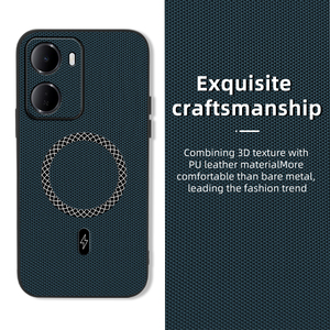 Funda <span class=keywords><strong>de</strong></span> Teléfono con Textura <span class=keywords><strong>de</strong></span> Lujo para Xiaomi Poco X8 Pro M8 Turbo 5 Max para Redmi 15A A7 Pro, Funda <span class=keywords><strong>de</strong></span> Carga Inalámbrica Magnética - Product Image 2