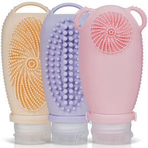Mini Portable Silicone Travel Shampoo <b>Squeeze</b> <b>Bottle</b> Dispenser, Silicone Travel <b>Bottle</b> Set,travel Shampoo Kits Silicone - Product Image 1