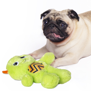 Tùy Chỉnh Halloween Màu Xanh Lá Cây Siêu Xù Xì Bền Đôi Mắt Lớn Quái Vật In Bụng-Lime + Tùy Chỉnh Con Chó Đồ Chơi Sang Trọng - Product Image 3