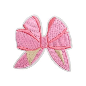 Bán buôn tùy chỉnh long lanh sắt-on thêu các bản vá lỗi thiết kế sequin các bản vá lỗi với Bow Applique cho quần áo - Product Image 5