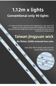 Mỏng khung nhôm hộp đèn với A1/<span class=keywords><strong>A2</strong></span>/A3/A4 trang trí <span class=keywords><strong>LED</strong></span> ảnh Poster cho trong nhà kinh doanh hiển thị kích thước A4 - Product Image 4