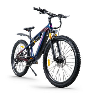 VTT électrique tout-terrain 29 pouces à suspension intégrale, 250W, 12 vitesses, capteur de couple, Vakole EMT29, batterie lithium 691Wh 48V 14.4Ah, enduro - Product Image 1