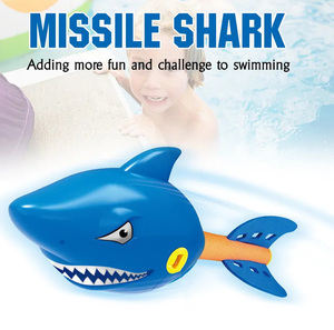 Nouveauté <span class=keywords><strong>en</strong></span> plein air intéressant <span class=keywords><strong>fusée</strong></span> lancement mousse jeux de sport requin volant missiles lanceur lancer enfants jouets - Product Image 3