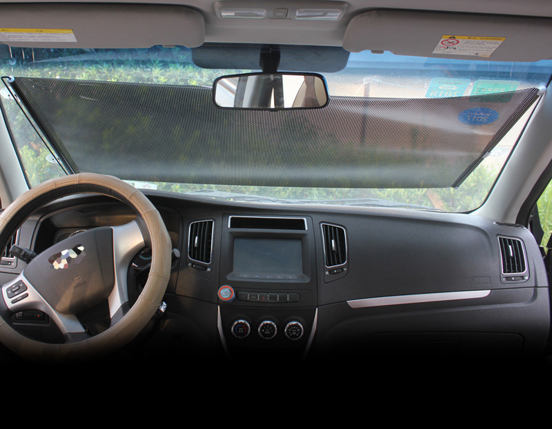 Автомобильный солнцезащитный козырек, теплоизоляционная пленка, выдвижной передний блок для дома, кухни, окна, солнцезащитный козырек, без пробивания отверстий, светоотражающий Балконный ролик