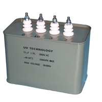 Fabricants 15UF 2000v condensateur de lampe UV utilisé pour la machine de polymérisation UV