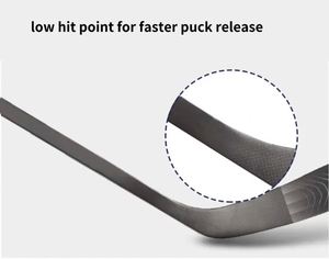 SHENYU Hockey Stick (Carbon Felt)-5mm Thickness Low Hit Point Textured <b>Grip</b> Faster Puck Release Better <b>Control</b> Multi-Function - Product Image 2