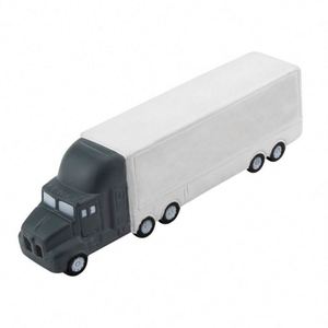 Balle anti-stress en mousse souple de 15 cm en PU, imprimée en sérigraphie avec logo en forme de camion, cadeaux promotionnels - Product Image 3