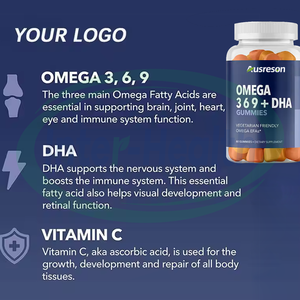 Complément alimentaire en gommes ASAP OEM Omega 3 6 9 DHA, huile de DHA, vitamines pour enfants, oméga 3 6 9 DHA, gommes à l'huile de poisson - Product Image 4