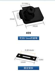 <b>Glass</b> cabinet door lock single door and double door display cabinet lock zinc alloy wine cabinet <b>glass</b> lock - Product Image 3