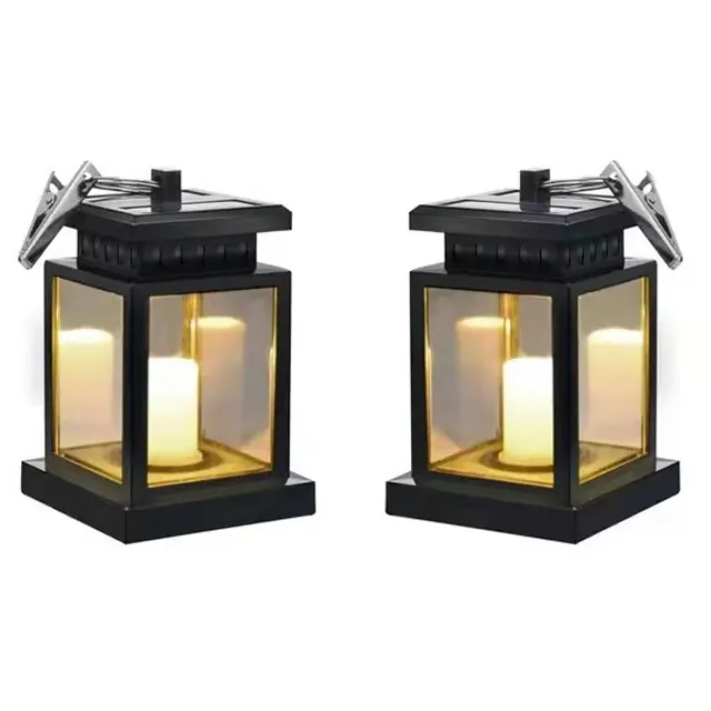 Romantisches Artic Powered Lantern Hanging Solar Kerzenlicht