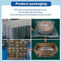 Étiquette RFID UHF passive en papier avec puce ISO 18000-6C U9 pour la gestion d'entrepôt (vente en gros)