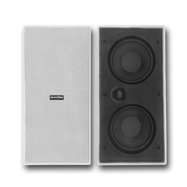 RC54 Surpass Dual 5 Inch Wall Mounted Loudspeaker 40W ABS Material Ceiling Coaxial Speaker