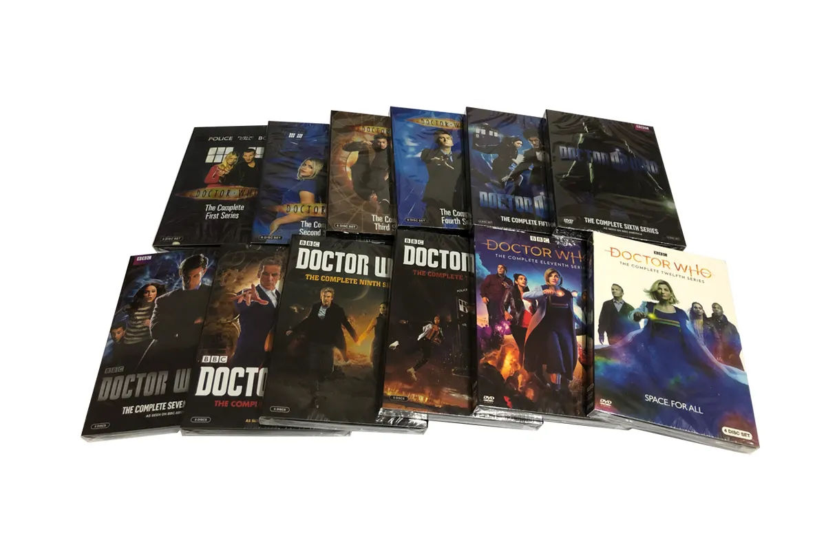 Doctor Who Staffel 1-13 Die komplette Serie 65 Discs Factory Großhandel DVD-Filme TV-Serie Cartoon Region 1 DVD Kostenloser Versand