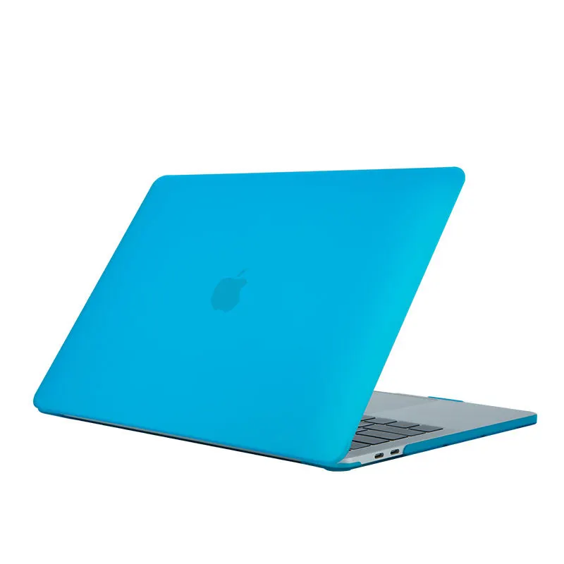 Laptop computer Blue Anti-scratch case for Macbooks Hard PC frosted crystal cover for Apple book 13.3 Air