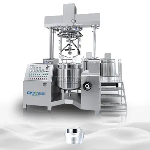 Máquina de emulsión al vacío personalizable CYJX, tanque de mezcla homogéneo de alto cizallamiento para loción/vaselina/crema/ungüento