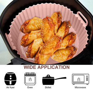 Cucina antiaderente Bakeware Pan rotondo riutilizzabile <span class=keywords><strong>friggitrice</strong></span> <span class=keywords><strong>ad</strong></span> <span class=keywords><strong>aria</strong></span> forno in Silicone teglia <span class=keywords><strong>accessori</strong></span> tappetino <span class=keywords><strong>friggitrice</strong></span> <span class=keywords><strong>ad</strong></span> <span class=keywords><strong>aria</strong></span> pentola in Silicone - Product Image 6