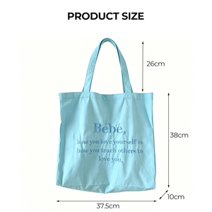 <span class=keywords><strong>Bolsa</strong></span> de Compras de Algodón Personalizada con Logotipo Bordado, <span class=keywords><strong>Bolsa</strong></span> de Lona Personalizada con Bolsillo - Product Image 2