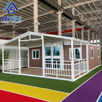 Maison préfabriquée mobile extensible de 40 pieds et 20 pieds, prête à être expédiée, normes locales, luxe, portable, préfabriquée, 2 chambres