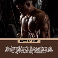 Poudre de protéines de lactosérum à saveur chocolat, marque privée OEM ODM, nutrition sportive pour la récupération musculaire