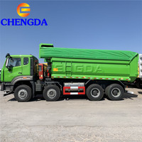 Camion benne basculante lourd Sinotruk HOWO NX 8*4 à 12 roues, conduite à gauche, Haohan 8X4